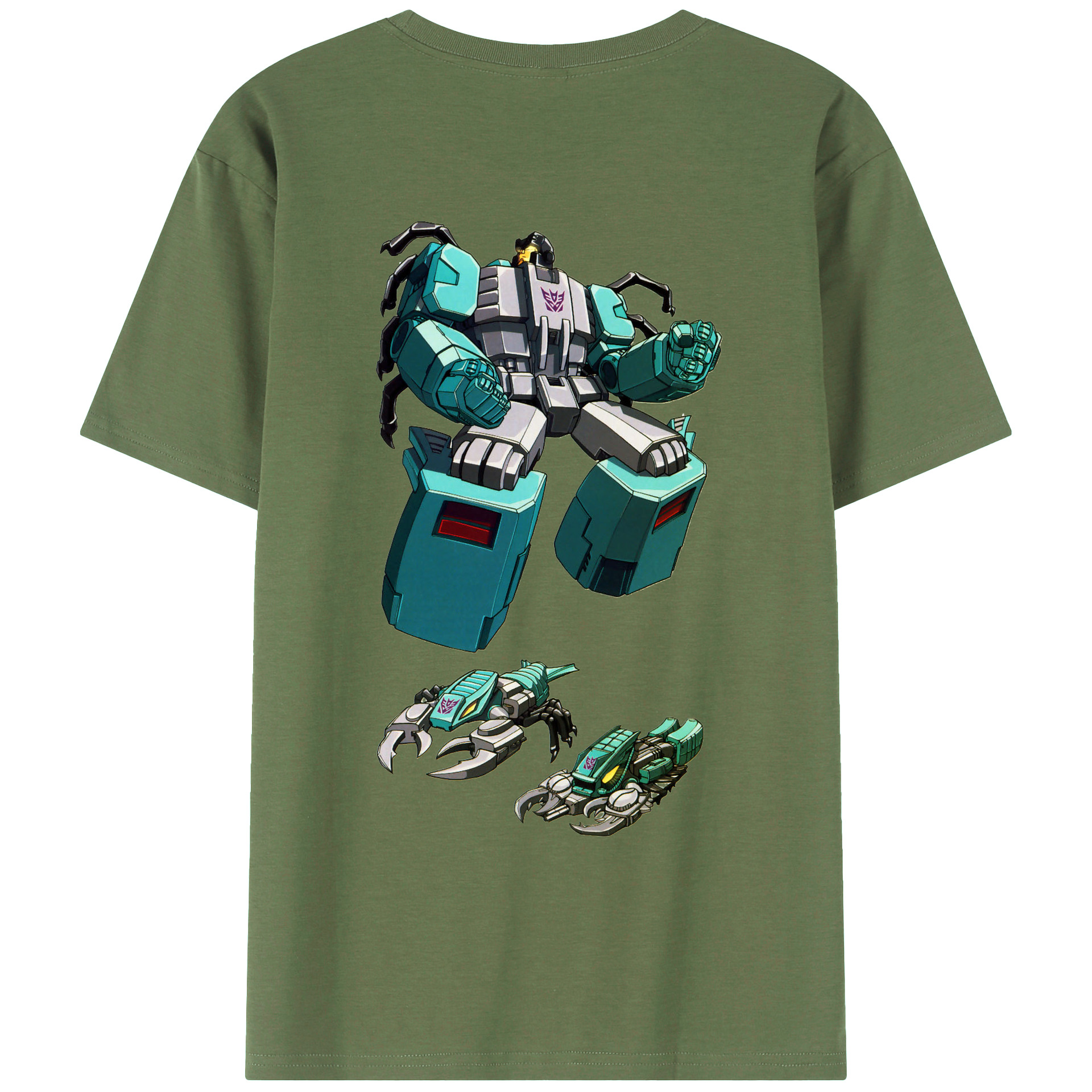 （画像用）  綿100％ メンズ半袖Tシャツ（バックプリント） 通気性